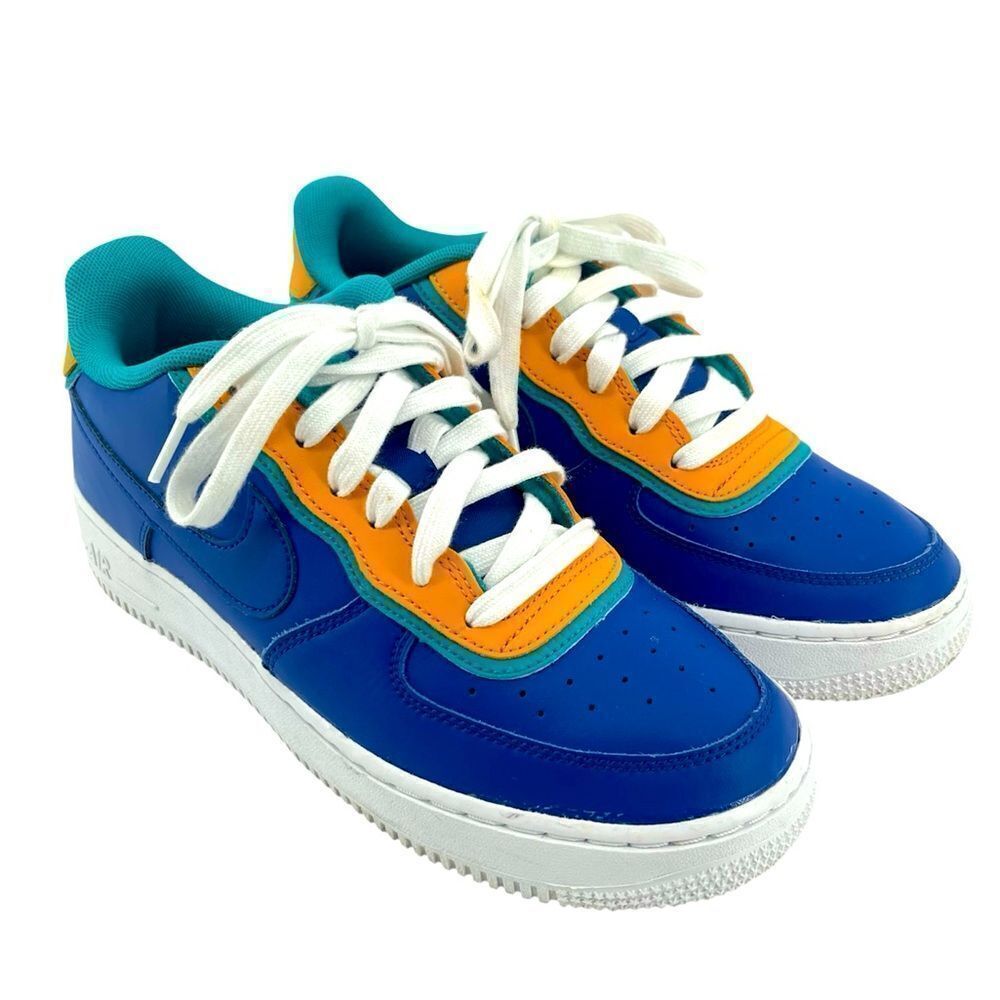 Nike Air Force 1 Low LV8 GS Double Layered Indigo Force BV1084-400 Sneakers 7Y